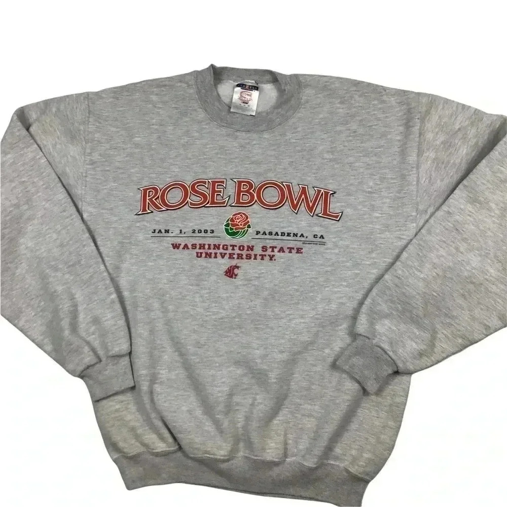 Y2K 2003 Washington State Rose Bowl crewneck​